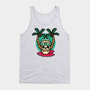 skull summer Tank Top